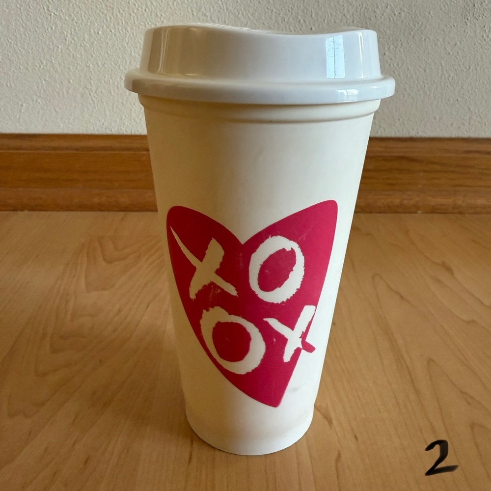 Starbucks 2012 Love Valentine’s Day XOXO 16-Ounce Reusable Travel Cup with Lid